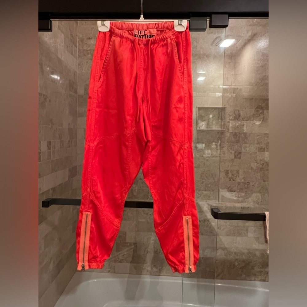 Free City Satin Jump Pant. Satin, silky soft. Great fit